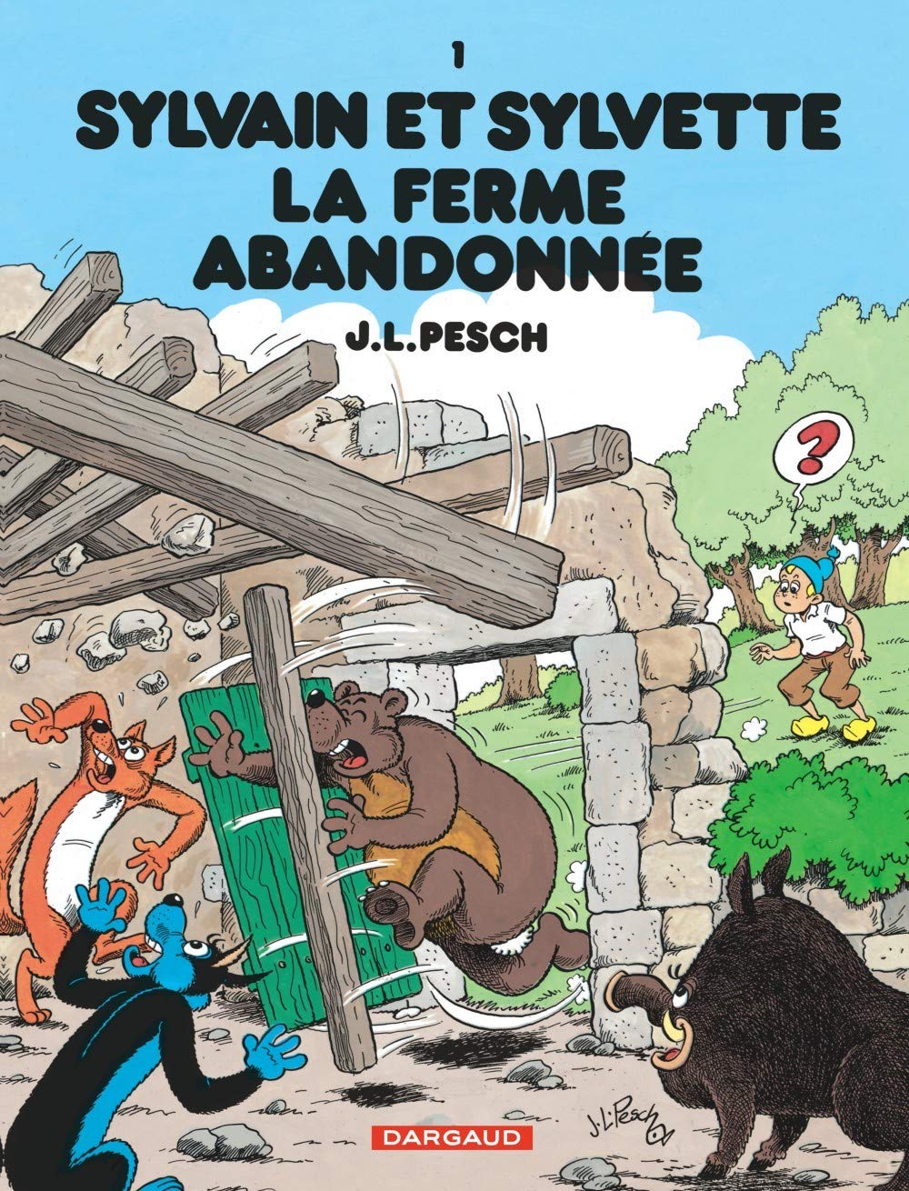 BD enfant Sylvain et Sylvette forêt animaux humour