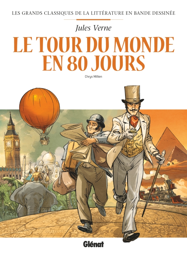 BD enfant Le tour du monde en 80 jours Jules Verne aventure voyage roman adaptation