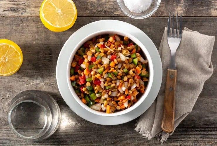 Salade de lentilles_Maman Vogue