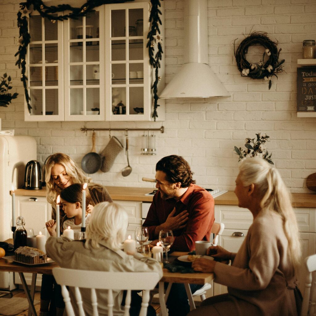 bénédicité en famille