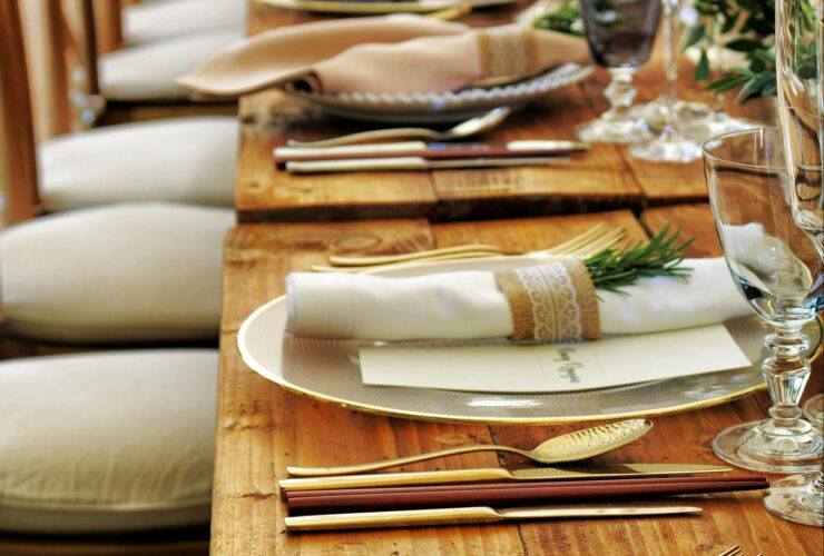 décoration table baptême